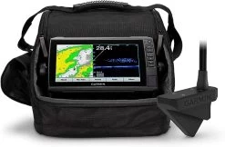 Garmin ECHOMAP UHD 93sv LiveScope Ice Fishing Bundle