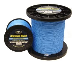 Diamond Fishing Products 600yds Blue Hollow Core Diamond Braid Line
