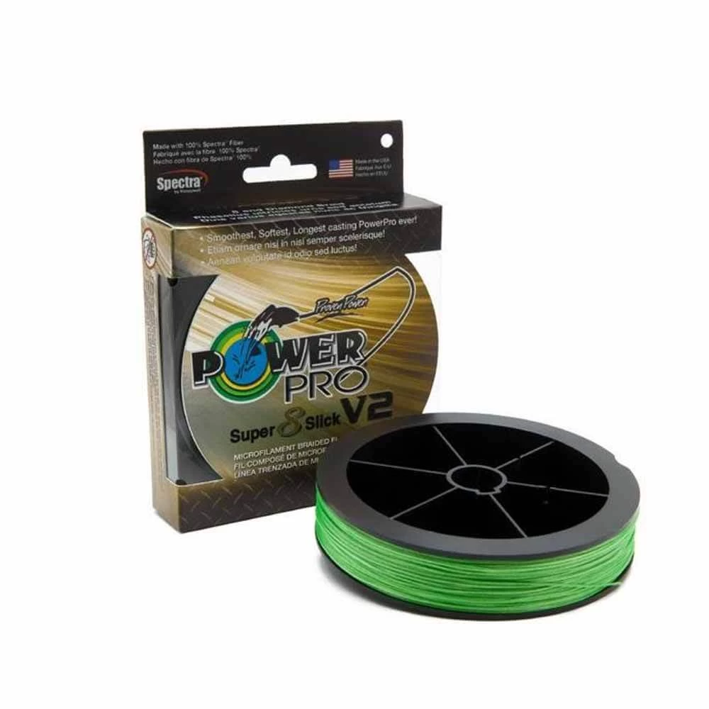 Power Pro POWERPRO 300YDS AQUA GREEN SUPER 8 SLICK V2 BRAIDED LINE